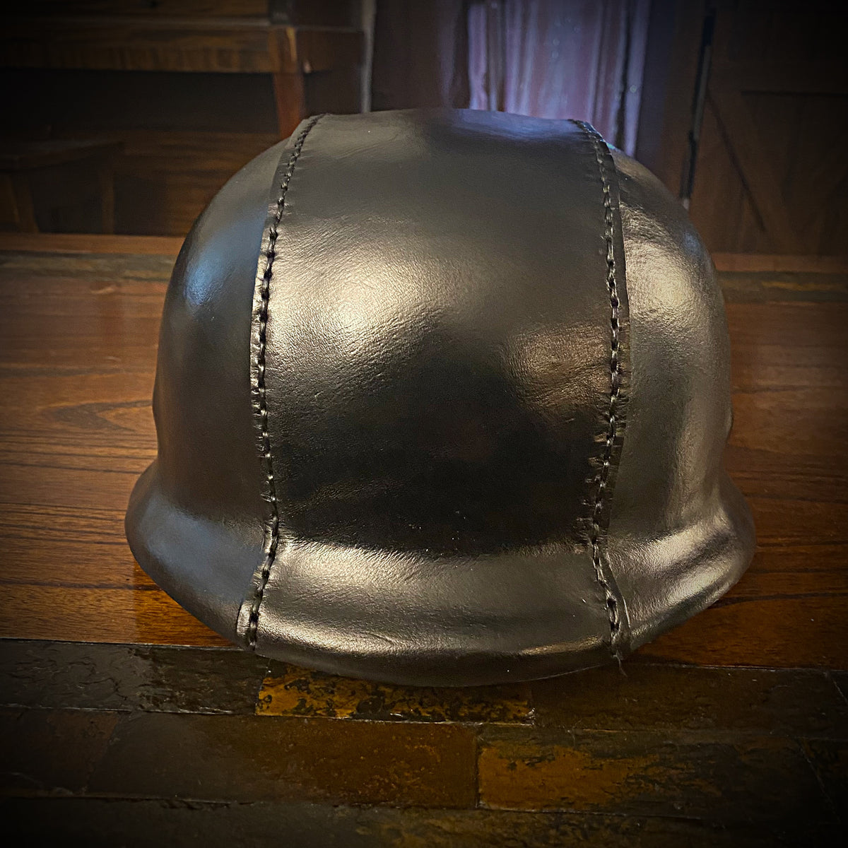 German Style Motorcycle Helmet with Custom Art