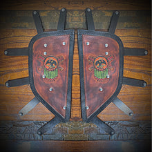 Load image into Gallery viewer, Engine Guard Covers Aztec Weaponry Art