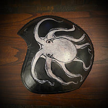Load image into Gallery viewer, Open Face Helmet with Custom Art - size Xlarge