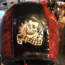 Load image into Gallery viewer, Open Face Helmet with Custom Art - size XXXXlarge