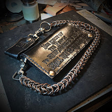 Load image into Gallery viewer, Long Biker Leather Wallet with Chain
- Second Amendment, Black