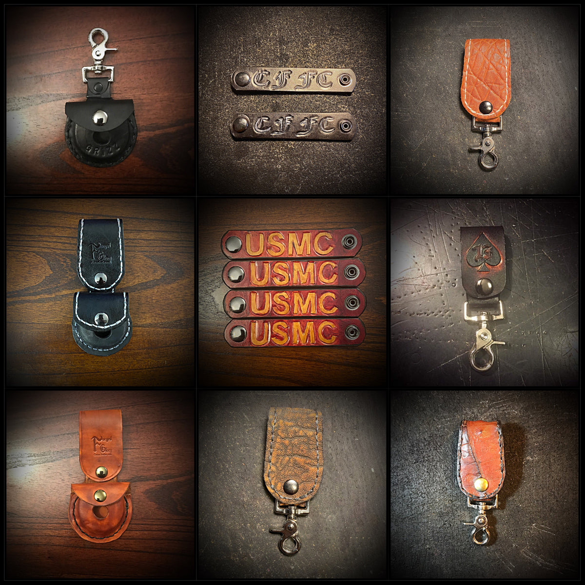 Key Fob Carriers, Belt Loops, Vest Extenders. Glory Custom