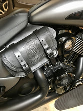 Load image into Gallery viewer, Heat Shield - Custom Art, with Pouch, Fits Indian Chief, Chieftain, Springfield, Vintage and Roadmaster