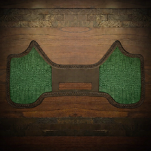 Load image into Gallery viewer, Heat Shield - Alligator Print, Custom Colors, Fits Indian Chief, Chieftain, Springfield and Roadmaster