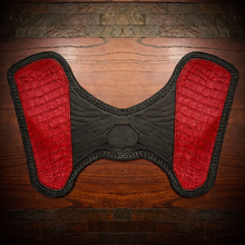 Load image into Gallery viewer, Heat Shield - Genuine Alligator, Custom Colors, Black, Fits Indian Scout