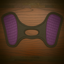 Load image into Gallery viewer, Heat Shield for Indian Scout Motorcycles - Purple Alligator Print