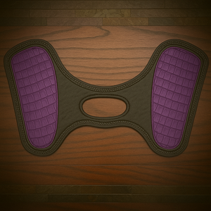 Heat Shield for Indian Scout Motorcycles - Purple Alligator Print
