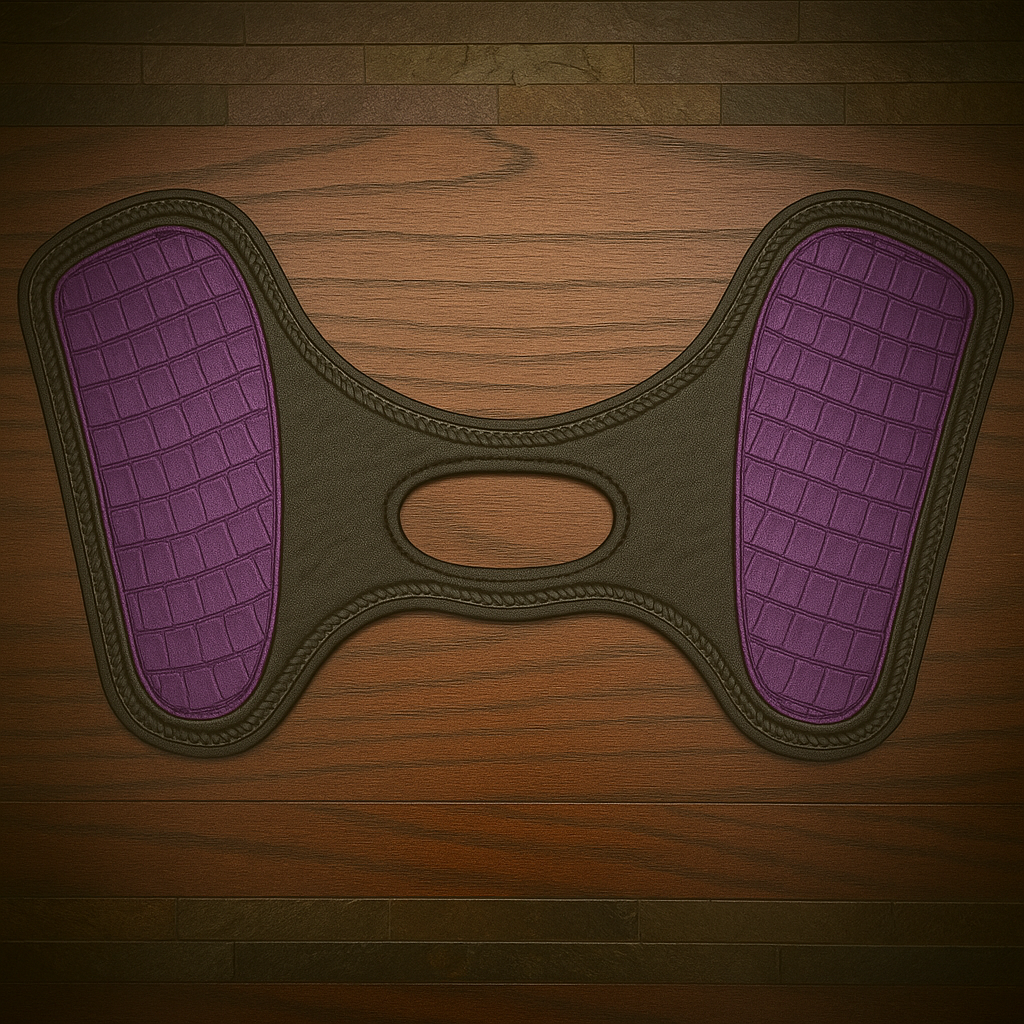 Heat Shield for Indian Scout Motorcycles - Purple Alligator Print