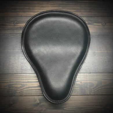 Chopper/Bobber Pan seat - Custom Art, Black