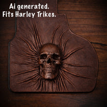 Load image into Gallery viewer, Heat Shield Nightmare Skull, Brown, Custom Made To Fit Any Make and Model Of Bike