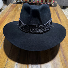 Load image into Gallery viewer, Hat Band, Genuine Shark, Black (Ships Now)