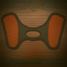 Load image into Gallery viewer, Heat Shield for Indian Scout Motorcycles - Orange, Genuine American Alligator,