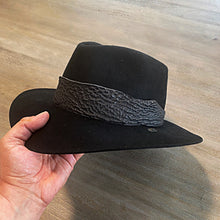 Load image into Gallery viewer, Hat Band, Genuine Shark, Black (Ships Now)