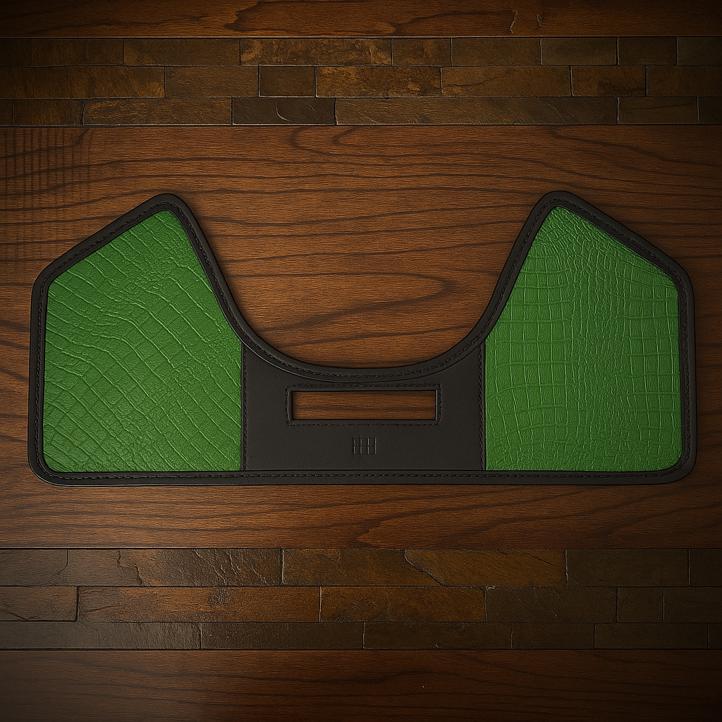 Heat Shield - Green Alligator Print, Fits Indian Challenger & Pursuit
