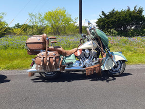Heat Shield - Custom Art, with Pouch, Fits Indian Chief, Chieftain, Springfield, Vintage and Roadmaster