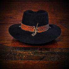 Load image into Gallery viewer, Hat Band, Alligator, Brown