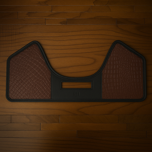 Heat Shield - Brown Alligator Print, Fits Indian Challenger & Pursuit
