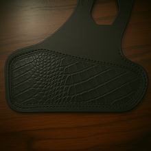 Load image into Gallery viewer, Heat Shield for Indian Scout Motorcycles, With Pouch, Genuine Red American Alligator