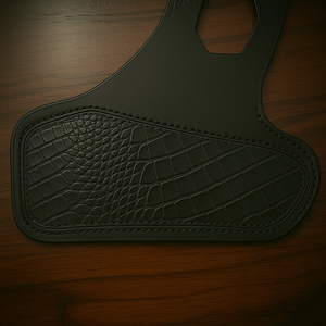 Heat Shield for Indian Scout Motorcycles, With Pouch, Genuine Red American Alligator