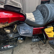 Load image into Gallery viewer, Tank Bib - Fits Indian Challenger and Pursuit, w/ Pouch - Custom Art, Black