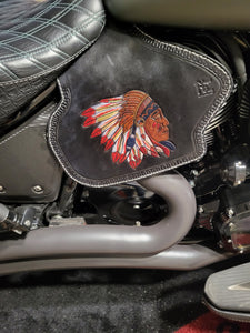 Heat Shield - Custom Art, Fits Indian Chief, Chieftain, Springfield, Vintage and Roadmaster