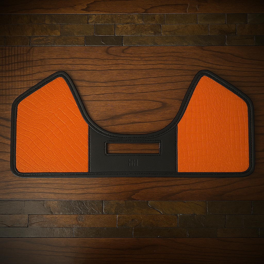 Heat Shield - Orange Alligator Print, Fits Indian Challenger & Pursuit