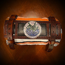 Load image into Gallery viewer, Bedroll for Motorcycles - Custom Art, Brown