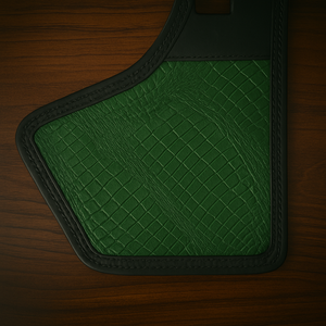 Heat Shield - Green Alligator Print, Fits Indian Challenger & Pursuit