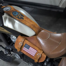 Load image into Gallery viewer, Tank Bib - Fits Indian Scout Motorcycles - Custom Art, Indian Tan