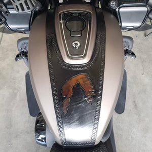 Tank Bib - Fits Indian Challenger and Pursuit Custom Art, Black