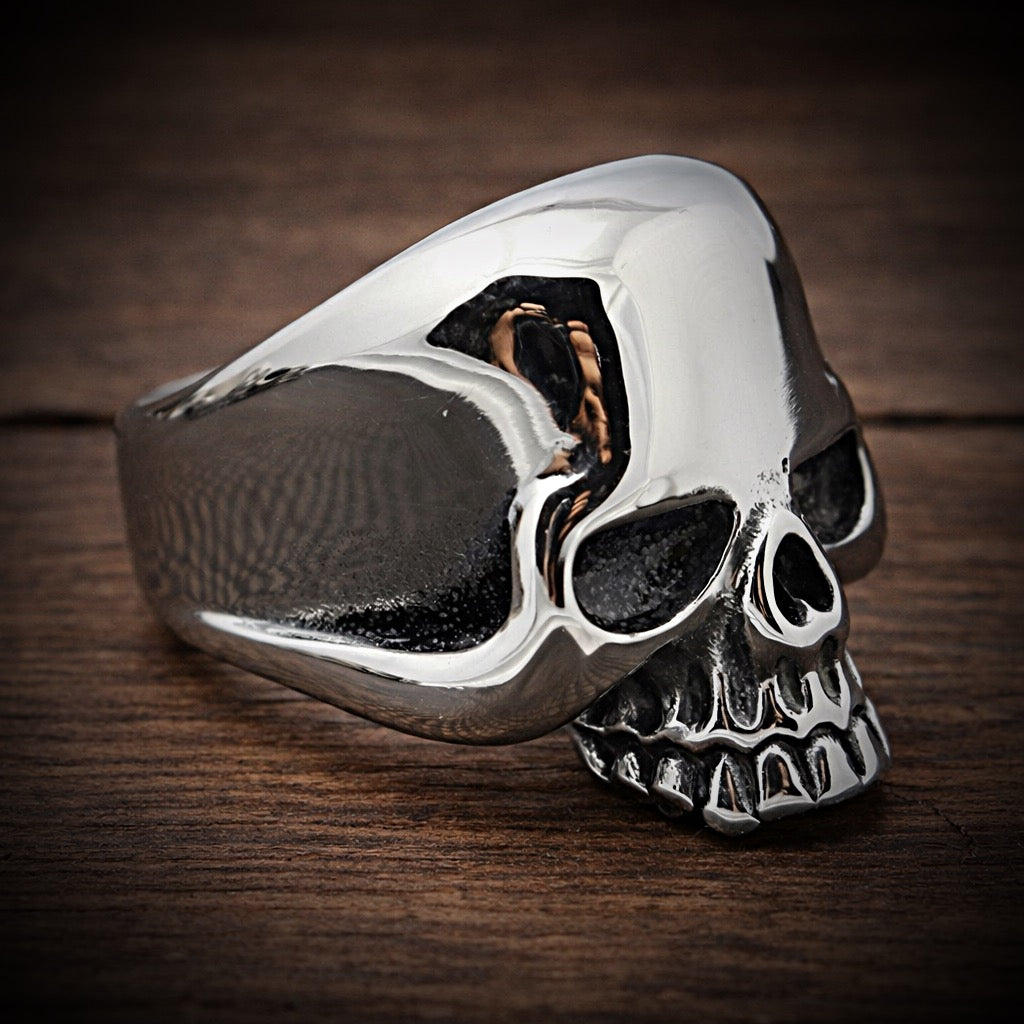 Keith Richards Skull Ring – Forged Glory Custom Leather Craft