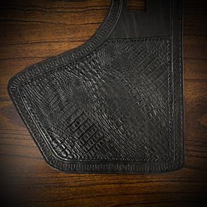 Heat Shield - Black Alligator Print, Fits Indian Challenger & Pursuit