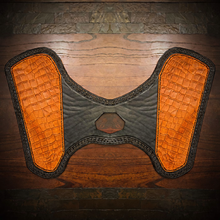 Load image into Gallery viewer, Heat Shield - Alligator Print, Custom Colors, Fits Indian Scout