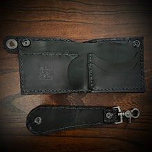 Load image into Gallery viewer, Billfold - Genuine African Buffalo, Safari Blue