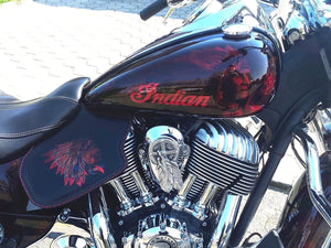 Heat Shield - Custom Art, Fits Indian Chief, Chieftain, Springfield, Vintage and Roadmaster