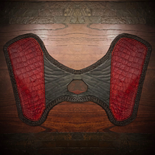 Load image into Gallery viewer, Heat Shield - Alligator Print, Custom Colors, Fits Indian Scout