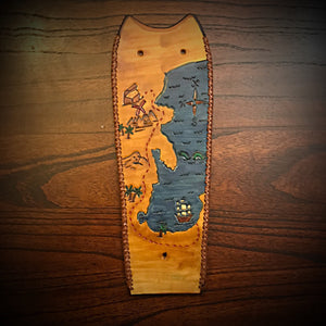 Tank Bib - Small, Custom Art, Tan