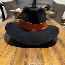 Load image into Gallery viewer, Hat Band, Genuine Elephant, Tobacco (ships now)