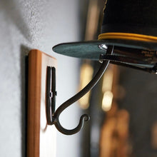 Load image into Gallery viewer, Wood &amp; Metal Cavalry Hat &amp; Spurs Rack