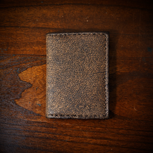 Load image into Gallery viewer, Minimalist Wallet, Genuine brown African Buffalo
