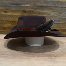 Load image into Gallery viewer, Sharpshooter Hat, Owens-Baxter, Distressed Brown