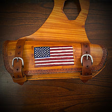 Load image into Gallery viewer, Heat Shield for  Indian Scout  motorcycle - Double Pouch - Old Glory