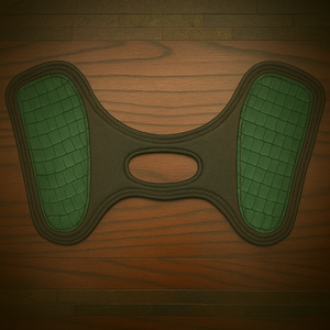Heat Shield for Indian Scout Motorcycles - Green Alligator Print