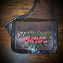 Load image into Gallery viewer, Heat Shield - Aztec Art, With Pouch, Fits Indian Challenger &amp; Pursuit - Brown