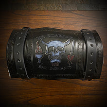 Load image into Gallery viewer, Bedroll for Motorcycles - Generation 2 Custom Art, Black