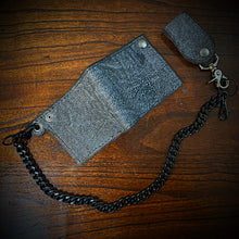 Load image into Gallery viewer, Billfold - Genuine African Buffalo, Safari Blue