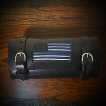Load image into Gallery viewer, Tool Bag For Motorcycle - Old Glory, Thin Blue Line, Black