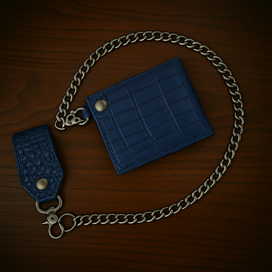 Billfold - Genuine Alligator Blue