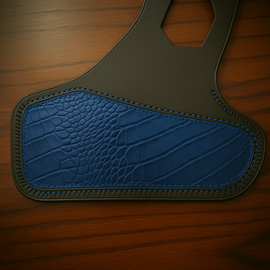 Heat Shield for Indian Scout Motorcycles, With Pouch, Genuine Red American Alligator
