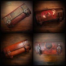 Load image into Gallery viewer, Tool Bag for Motorcycles - Custom Art, Brown